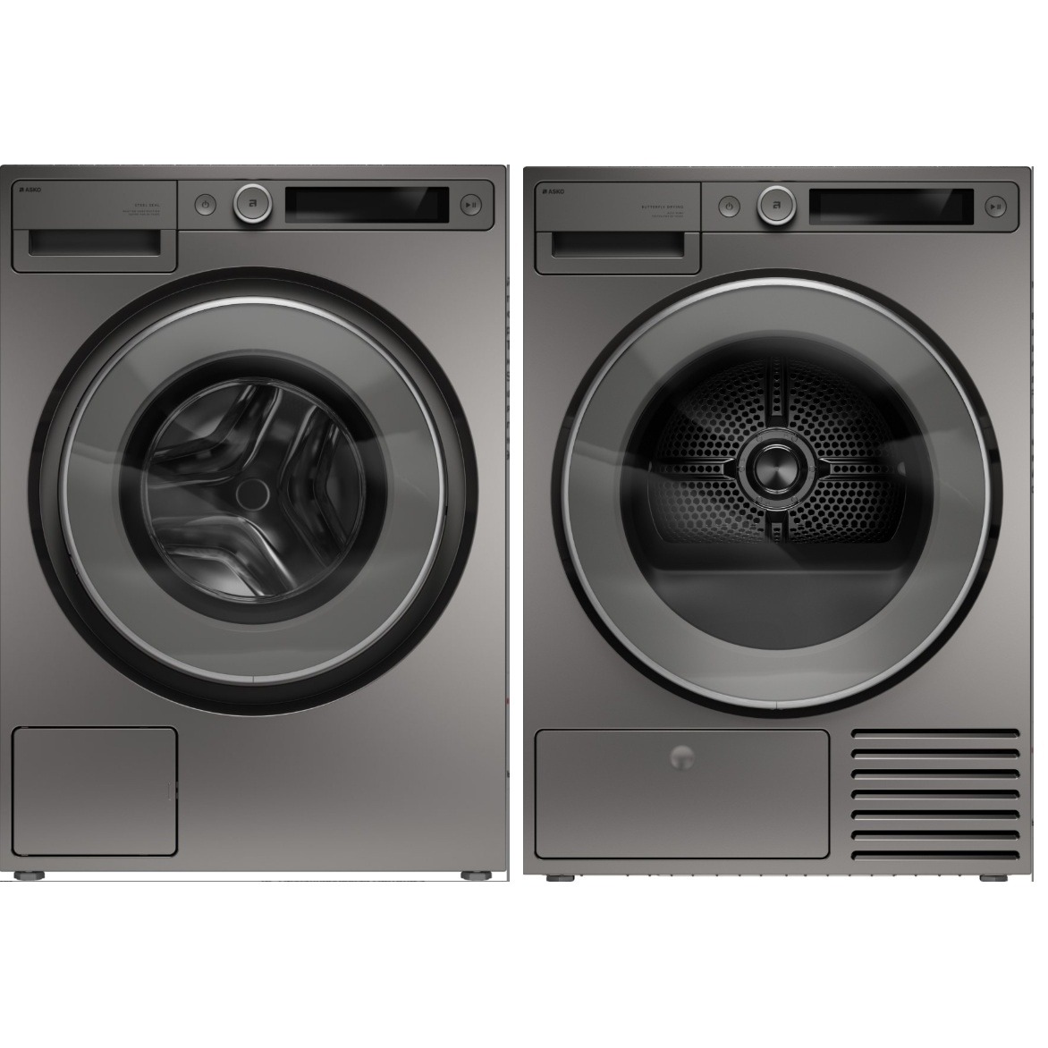 Комплект стиральной и сушильной машин Asko Style Nine (W5096RT + T509HRT)