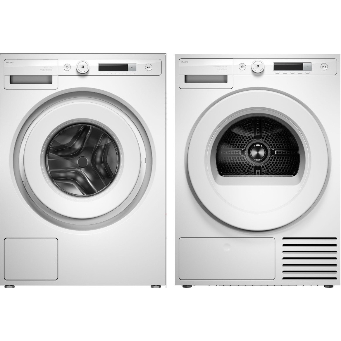 Комплект стиральной и сушильной машин Asko Classic One: W1084BW + T108HBW