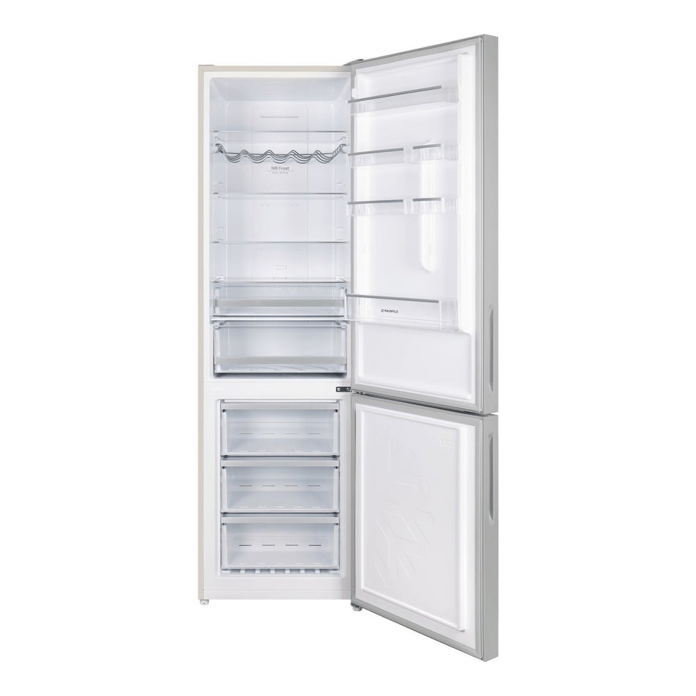 Холодильник с морозильной камерой Maunfeld MFF200NFBG Inverter — изображение 2