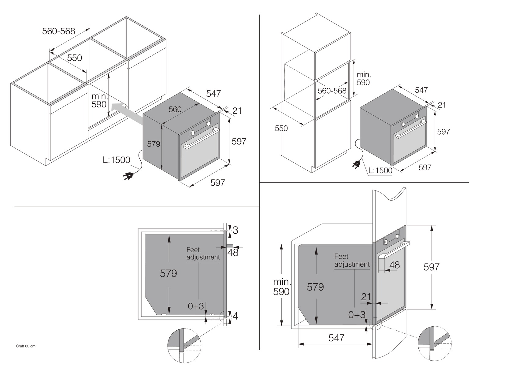 Духовой шкаф с паром Asko OCS8678G: 132 программы и парогенератор — изображение 2