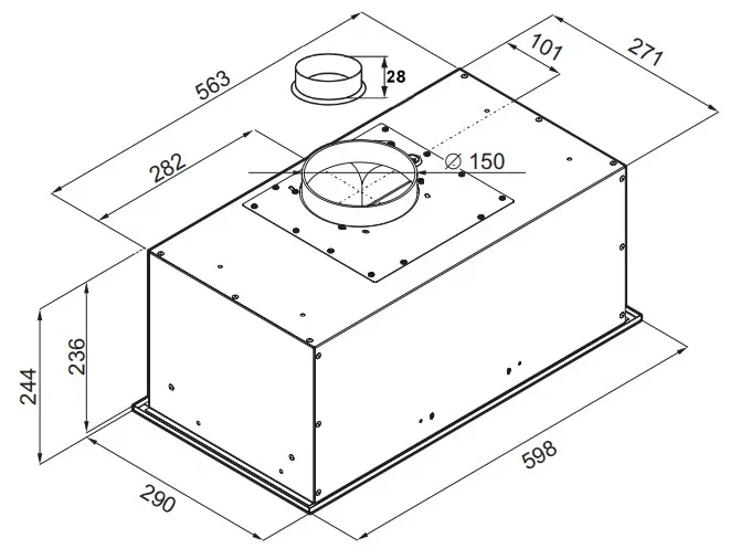 Кухонная вытяжка MAUNFELD Crosby Power 60 белый — изображение 13