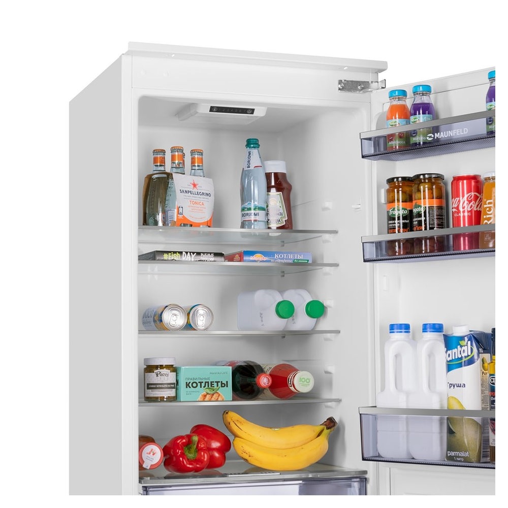Холодильник с морозильной камерой Maunfeld MBF177SWGR Inverter — изображение 5