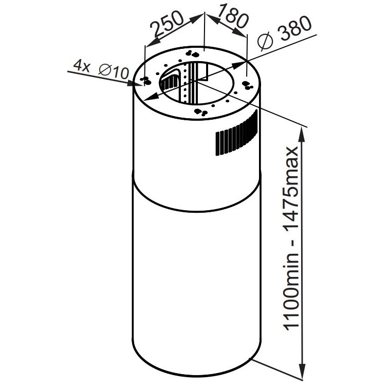 Кухонная вытяжка Maunfeld Lee Push 39 чёрный — изображение 9