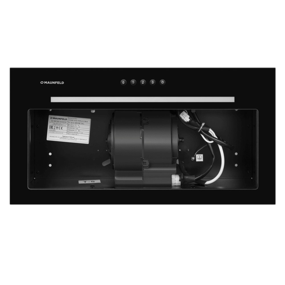 Кухонная вытяжка MAUNFELD Crosby Hardy 1000Push черный — изображение 4