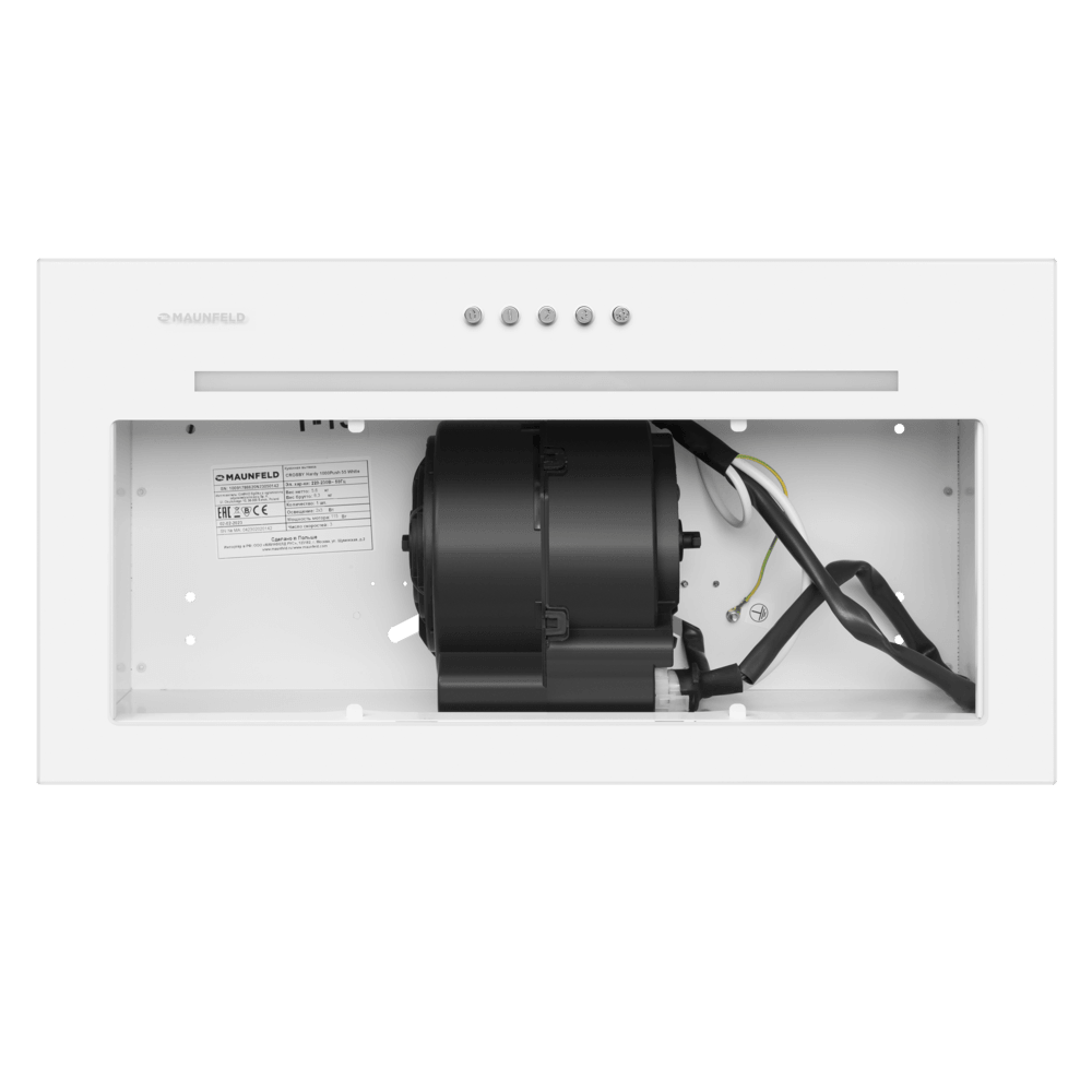 Кухонная вытяжка MAUNFELD Crosby Hardy 1000Push белый — изображение 4