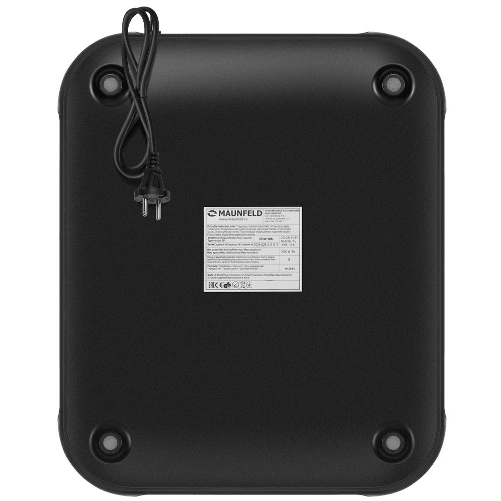 Настольная плита индукционная Maunfeld EFI301TBK — изображение 5