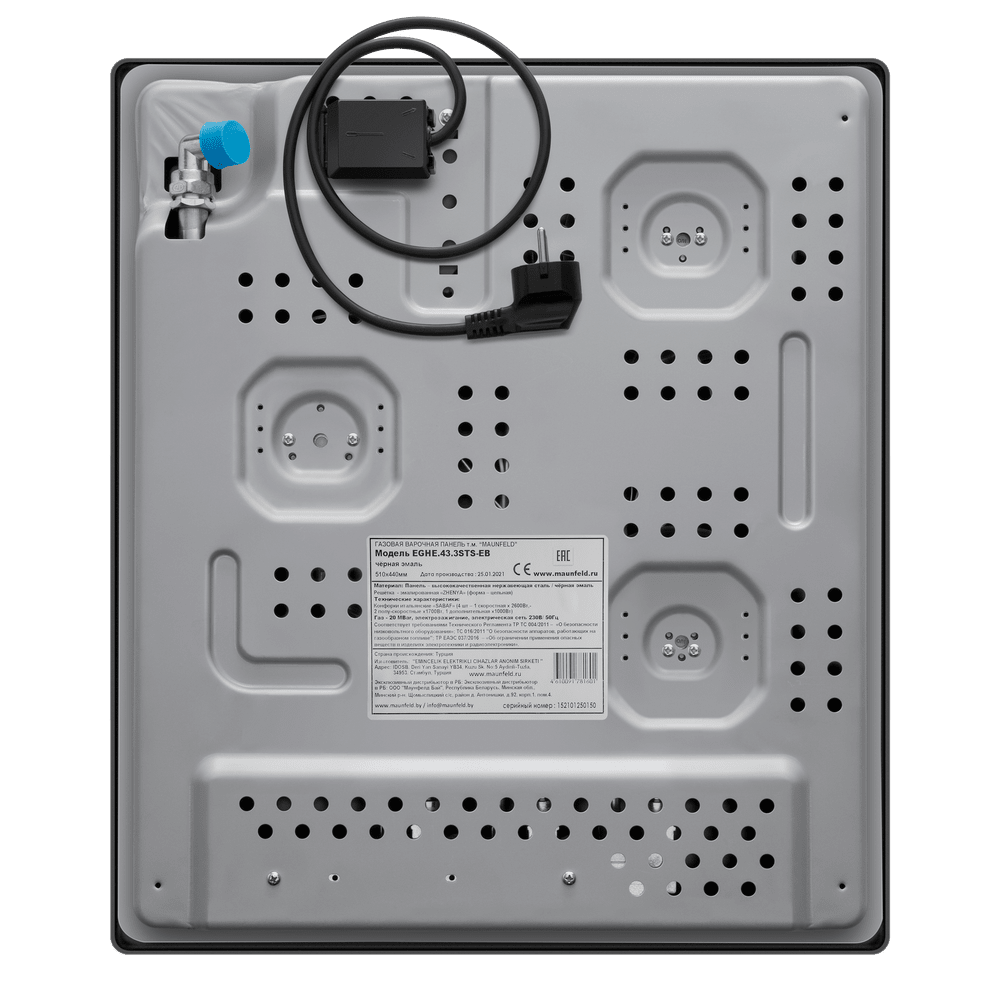 Газовая варочная панель Maunfeld EGHE.43.3STS-EB — изображение 13