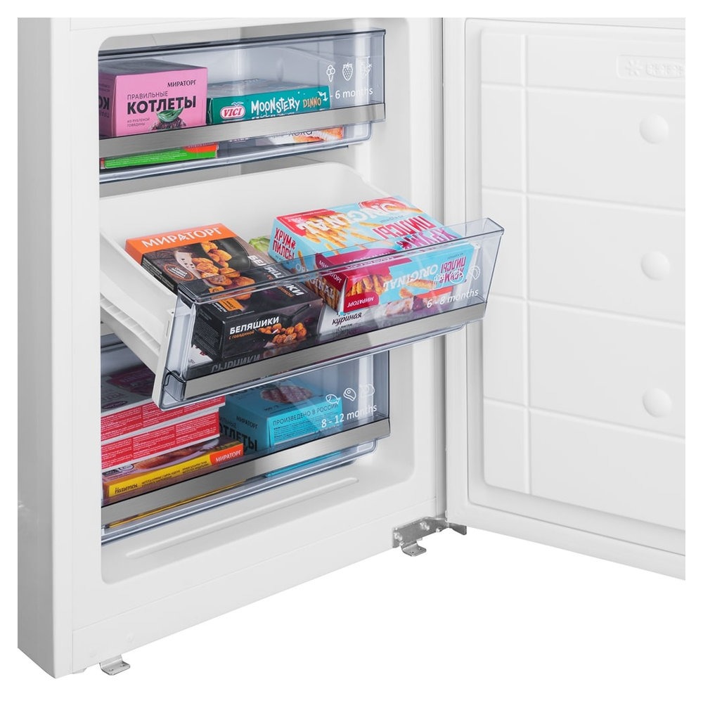 Холодильник с морозильной камерой Maunfeld MBF17754NFWHGR LUX — изображение 5