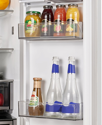 Холодильник с морозильной камерой Maunfeld MFF190NFDB01 — изображение 17