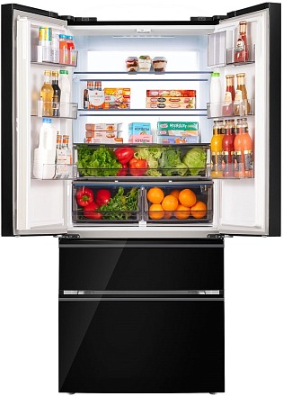 Холодильник с морозильной камерой Maunfeld MFF190NFDB01 — изображение 4