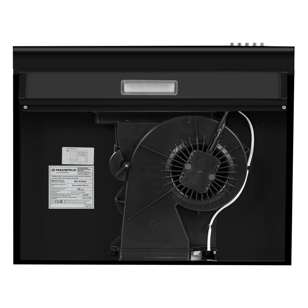 Кухонная вытяжка MAUNFELD MPC 60 чёрный — изображение 6