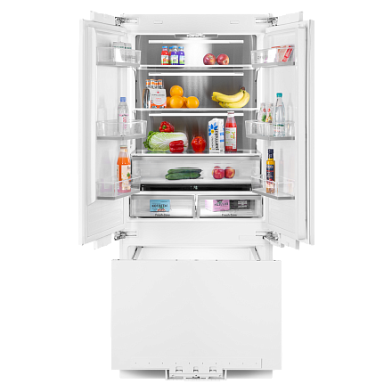 Встраиваемый холодильник с морозильной камерой Maunfeld MBF212NFW2 — изображение 3
