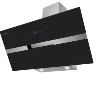 Кухонная вытяжка MAUNFELD Mersey 90 черный / вставка сатин