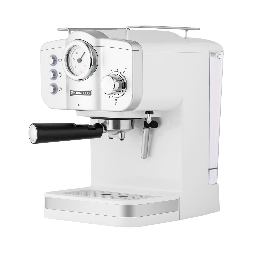 Рожковая кофемашина Maunfeld MF-735WH PRO