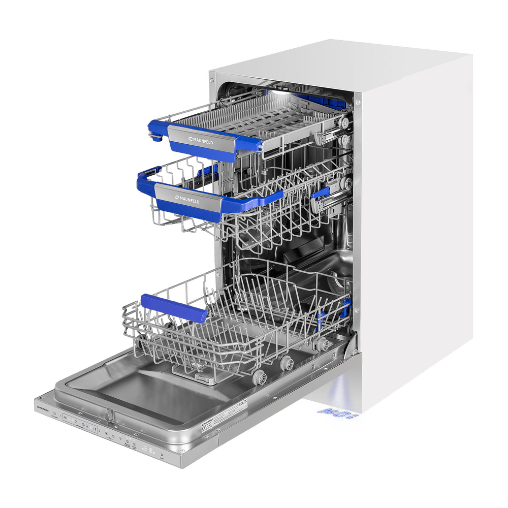 Встраиваемая посудомоечная машина Maunfeld MLP45330T Smart Beam Inverter Wi-Fi — изображение 2