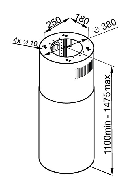 Кухонная вытяжка Maunfeld Lee Push 39 нержавеющая сталь — изображение 14
