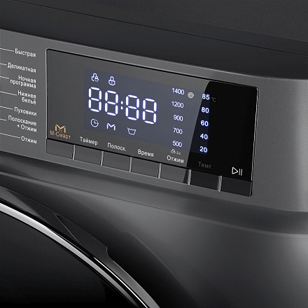 Стиральная машина c инвертором и паром Maunfeld MFWM127ISB02 — изображение 12