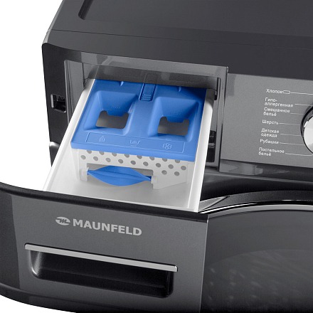 Стиральная машина c инвертором и паром Maunfeld MFWM127ISB02 — изображение 13