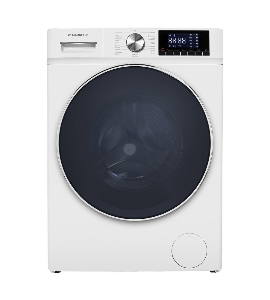 Стиральная машина c инвертором и паром Maunfeld MFWM127IWH02