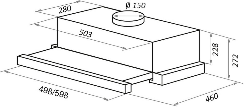 Кухонная вытяжка MAUNFELD TS Touch 50 белый — изображение 16